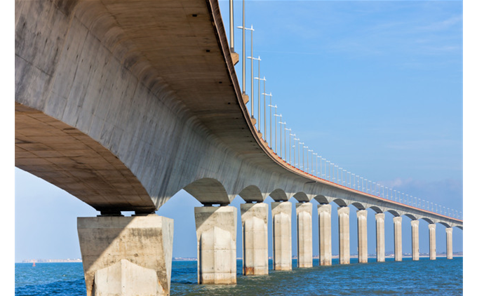 Pont de l'île de Ré, Francia.